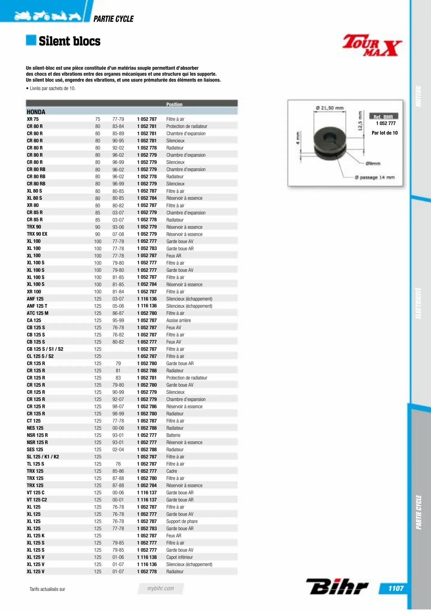 Catalogue Catalogue Bihr, page 01109