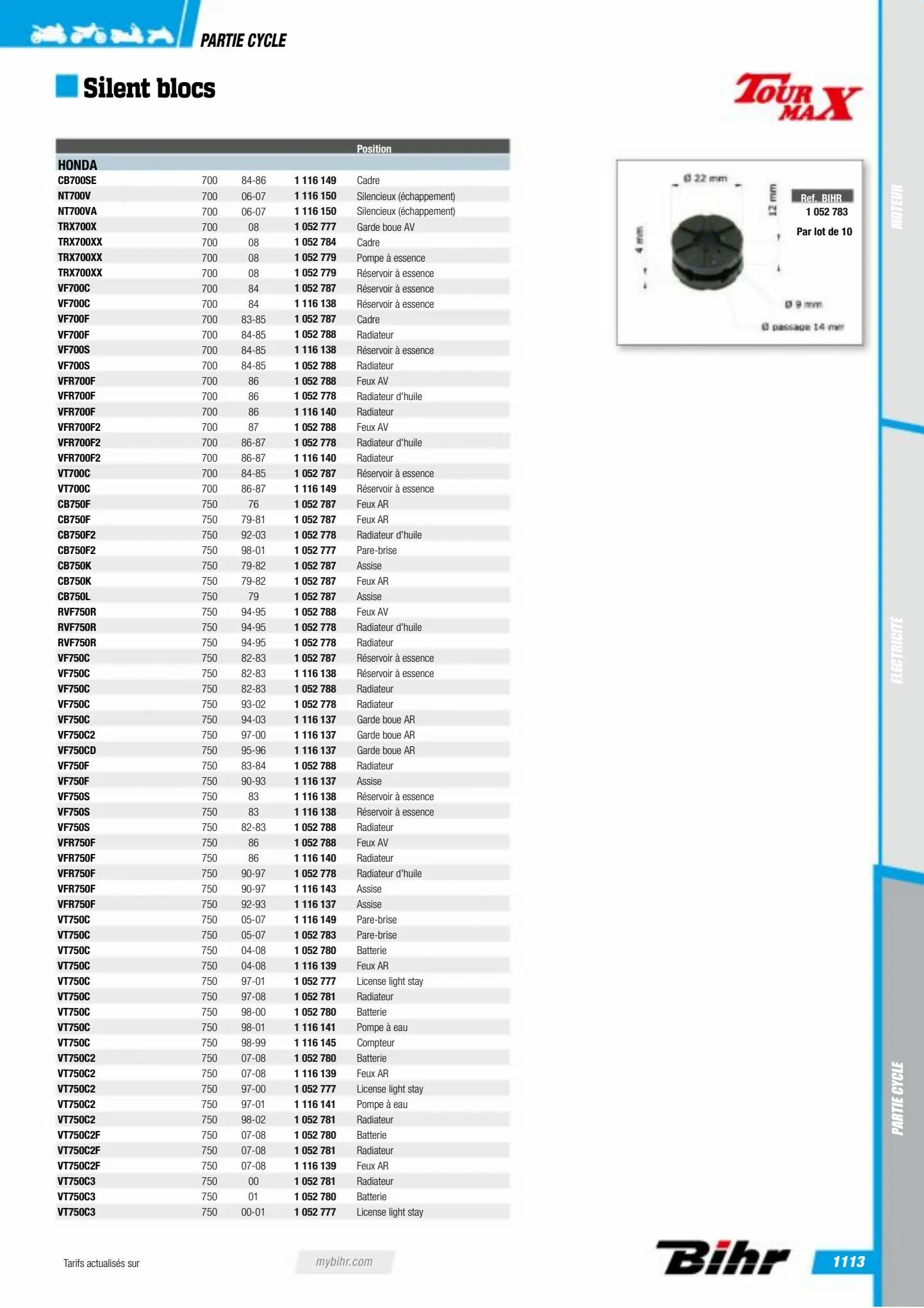 Catalogue Catalogue Bihr, page 01115