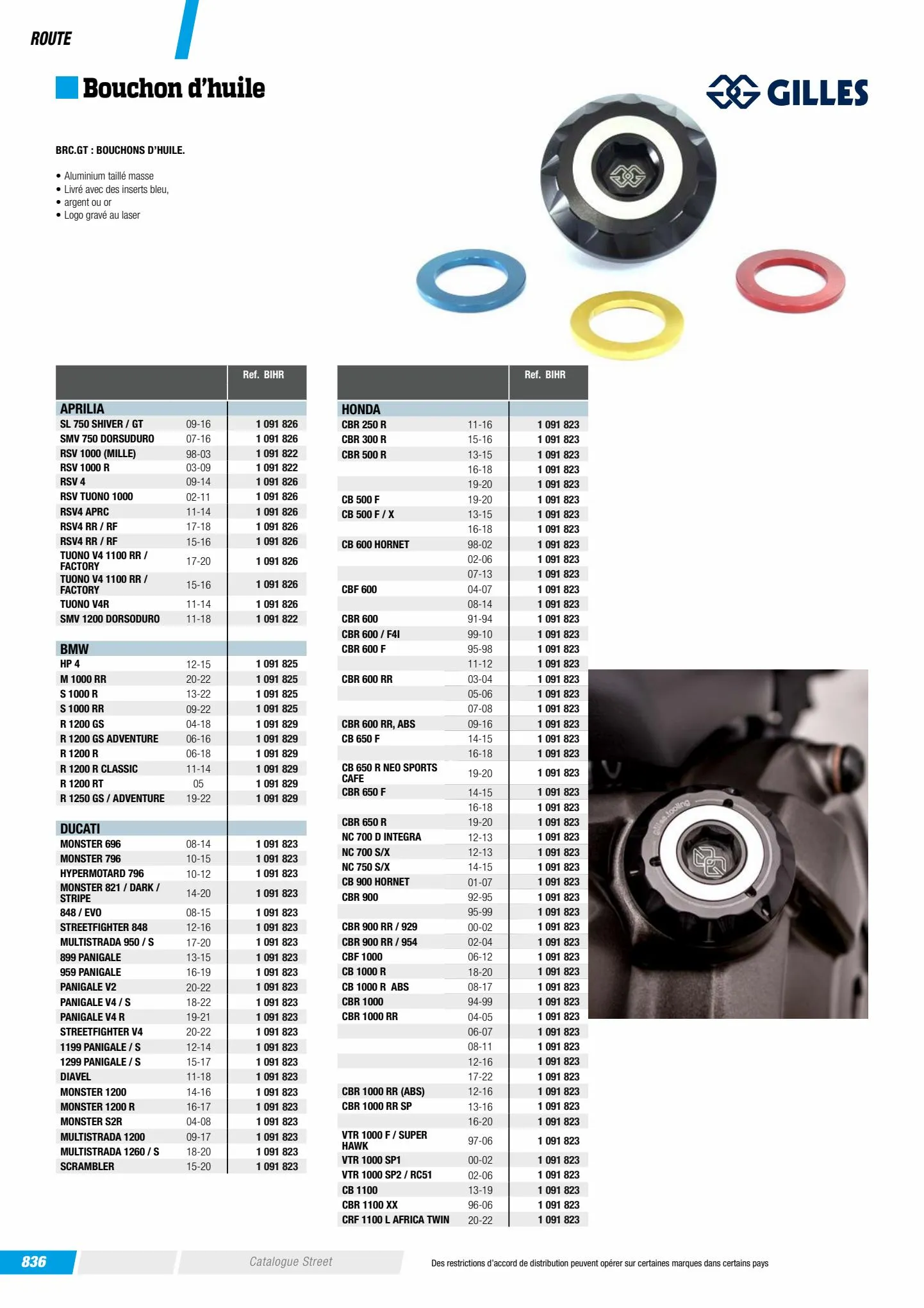 Catalogue Catalogue Bihr, page 00838