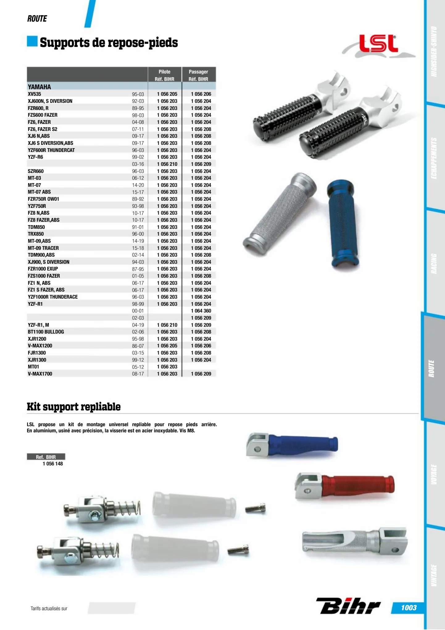 Catalogue Catalogue Bihr, page 01005