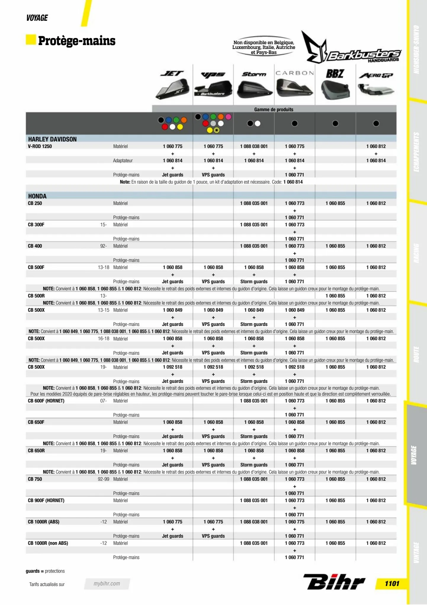 Catalogue Catalogue Bihr, page 01103