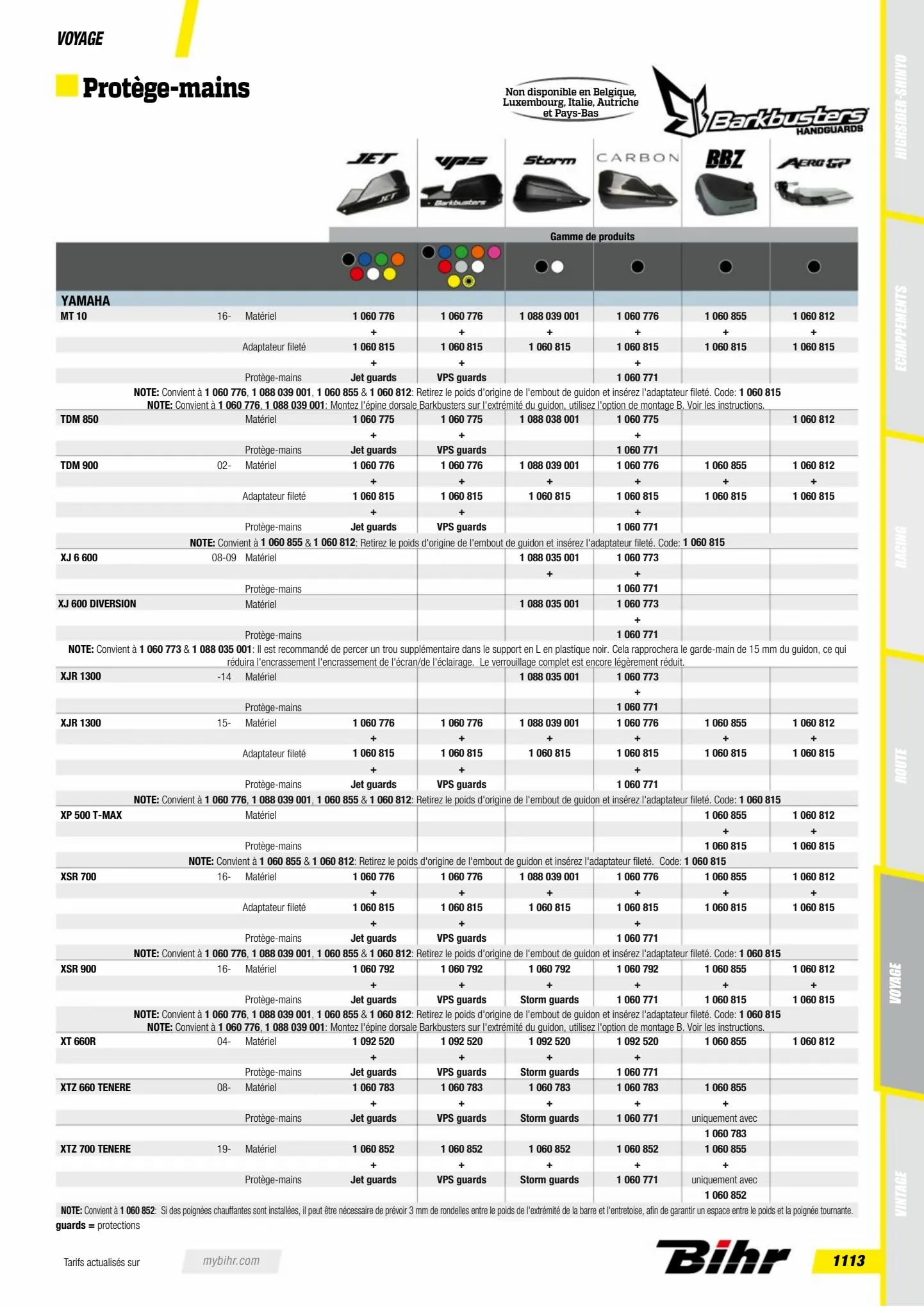 Catalogue Catalogue Bihr, page 01115