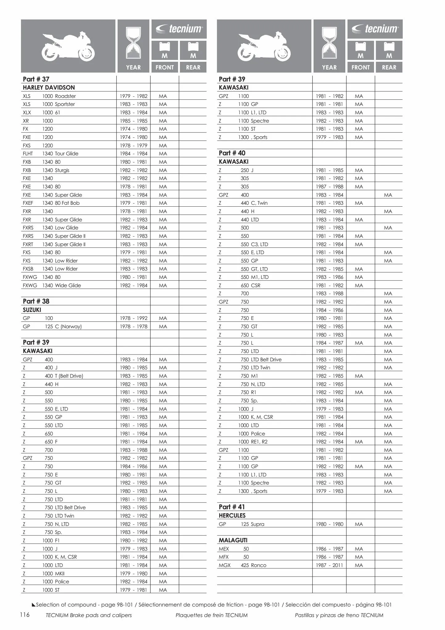 Catalogue Catalogue Bihr, page 00118