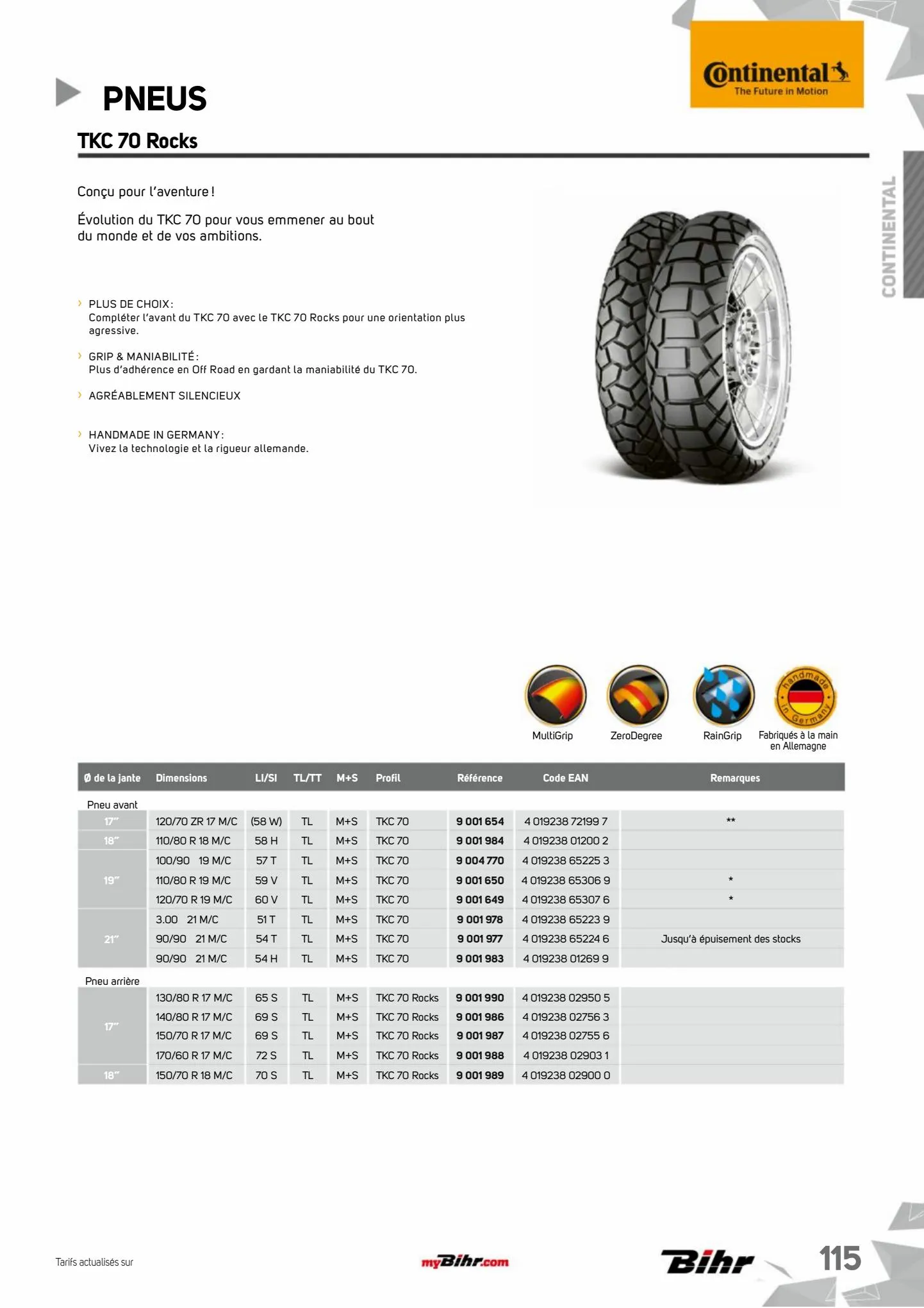 Catalogue Catalogue Bihr, page 00117