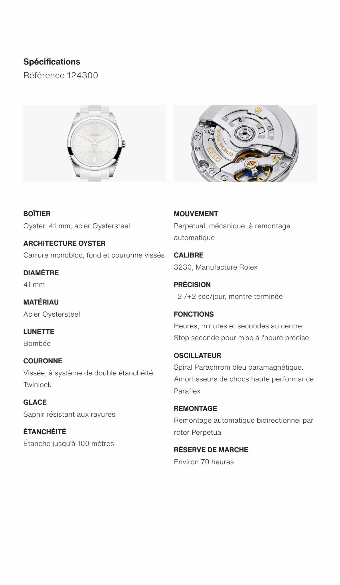 Catalogue Oyster Perpetual 41, page 00007