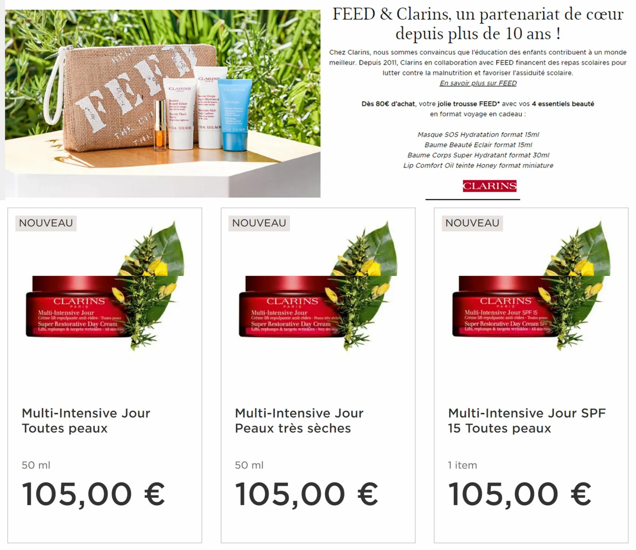 Catalogue Promotions Clarins, page 00001