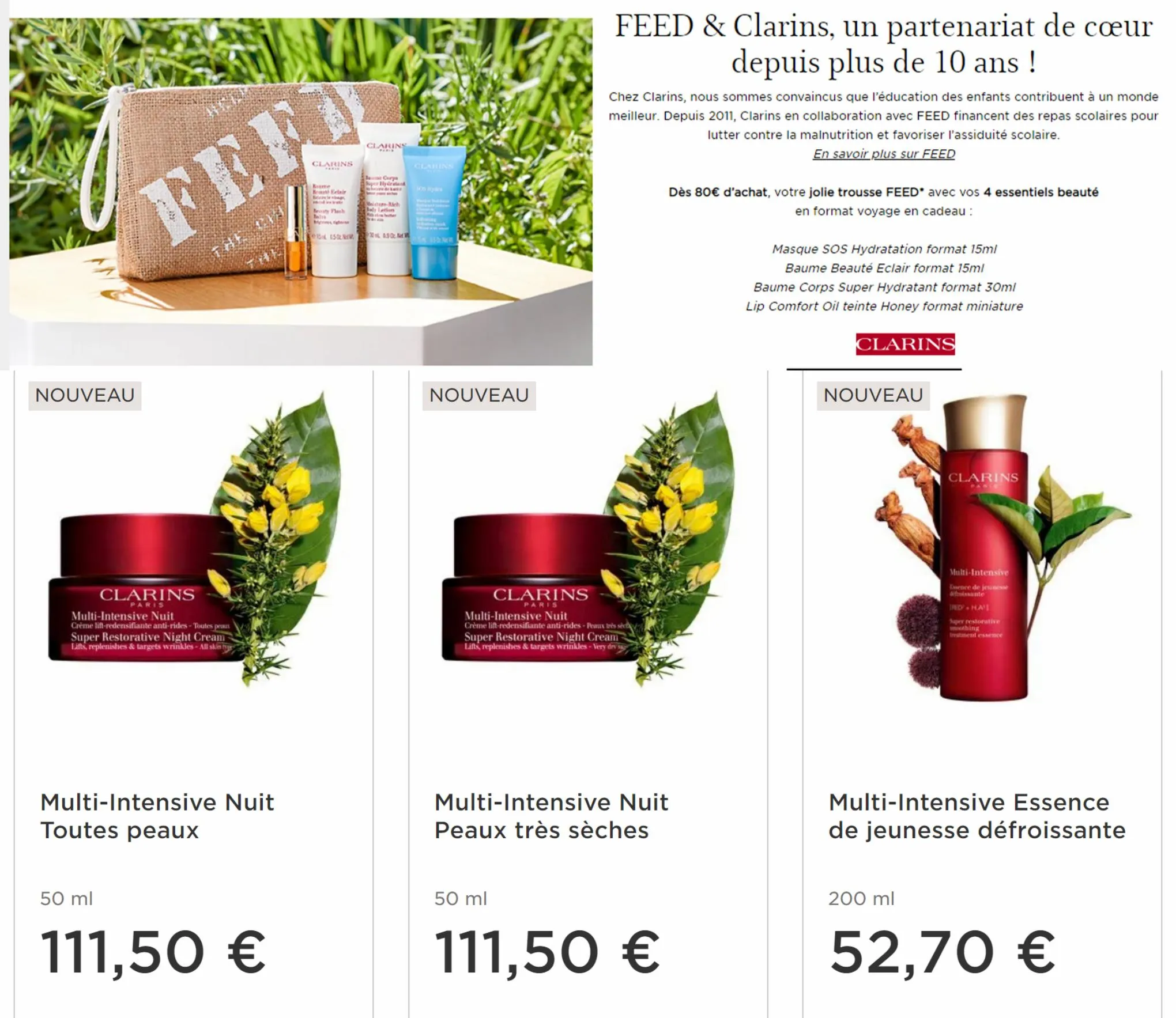 Catalogue Promotions Clarins, page 00002
