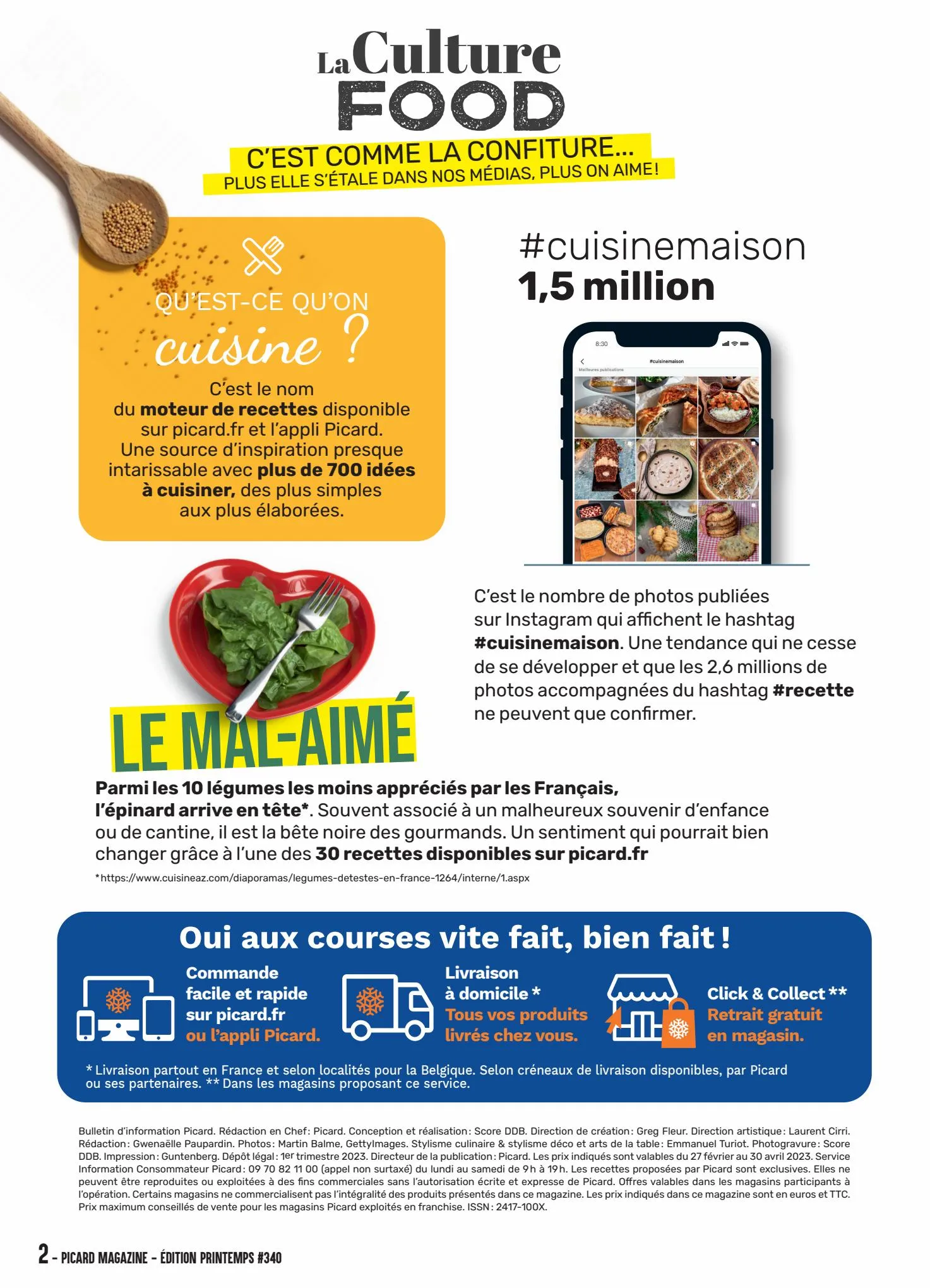 Catalogue Picard Magazine – Bienvenue en cuisine(s), page 00002