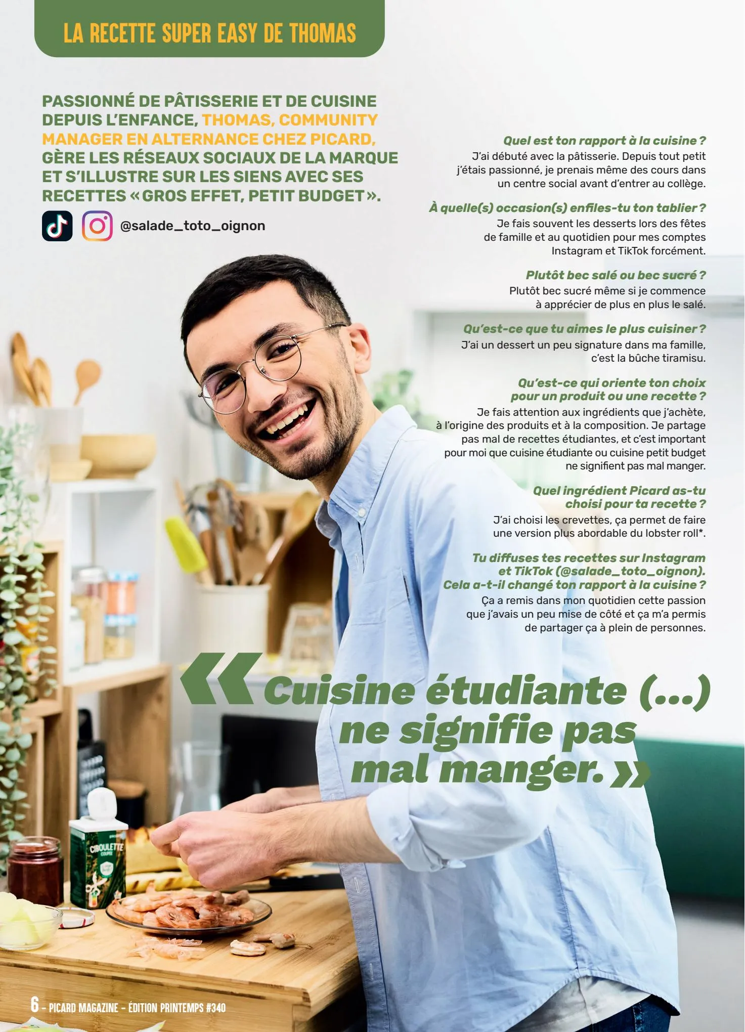 Catalogue Picard Magazine – Bienvenue en cuisine(s), page 00006