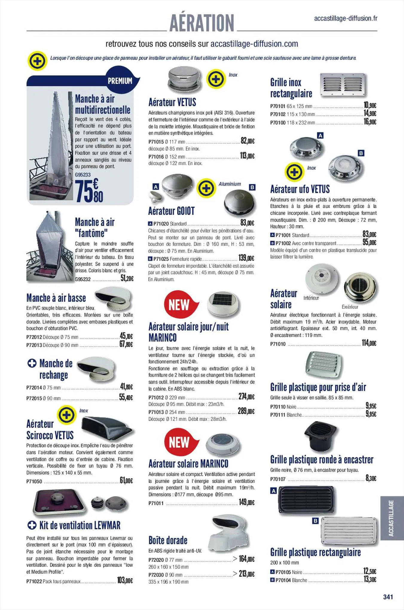 Catalogue Catalogue Accastillage Diffusion, page 00343