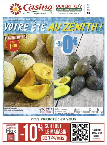 Catalogue Casino Supermarchés à Paris | Votre été au zénith ! | 26/06/2022 - 10/07/2022