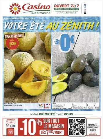 Votre été au zénith !