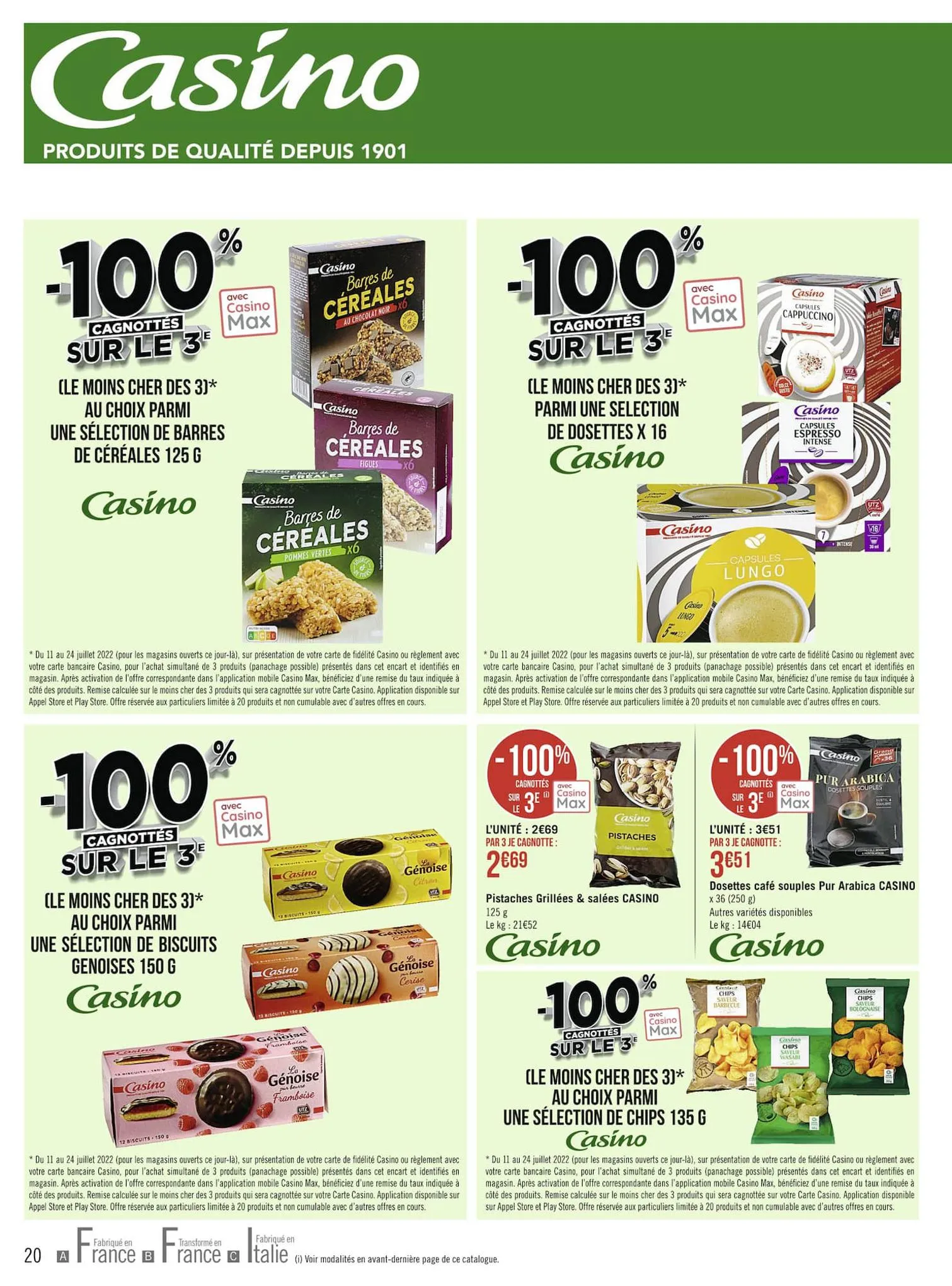 Catalogue Catalogue Casino Supermarchés, page 00020