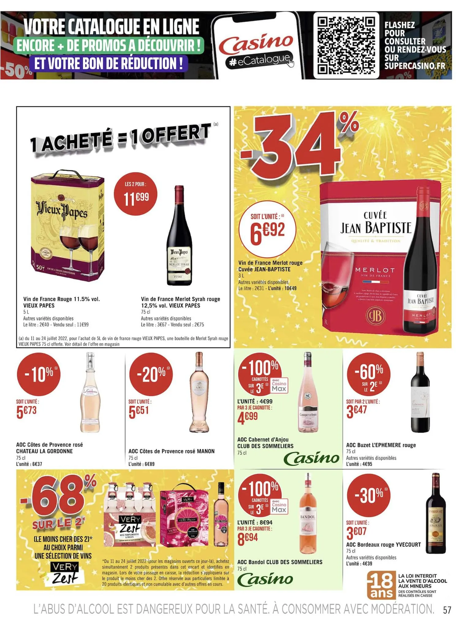 Catalogue Catalogue Casino Supermarchés, page 00057