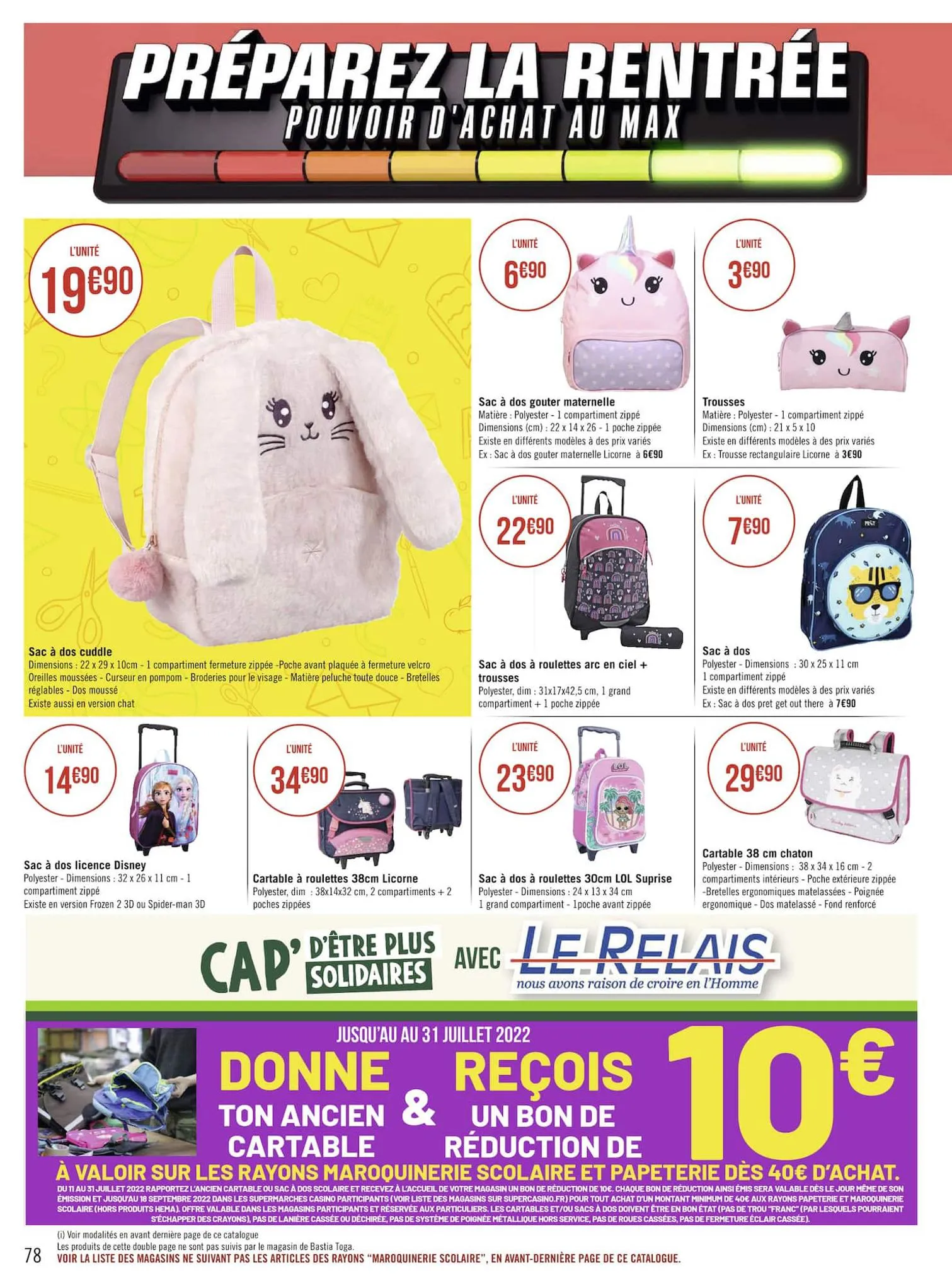 Catalogue Catalogue Casino Supermarchés, page 00078