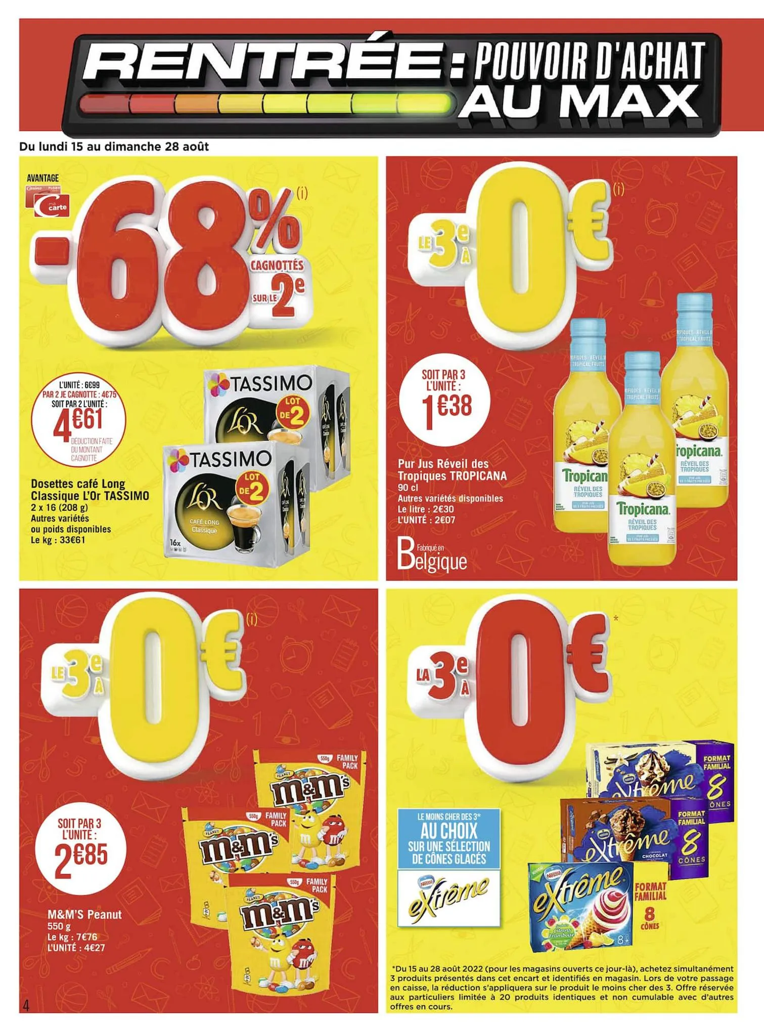 Catalogue Rentrée : pouvoir d'achat au max, page 00004