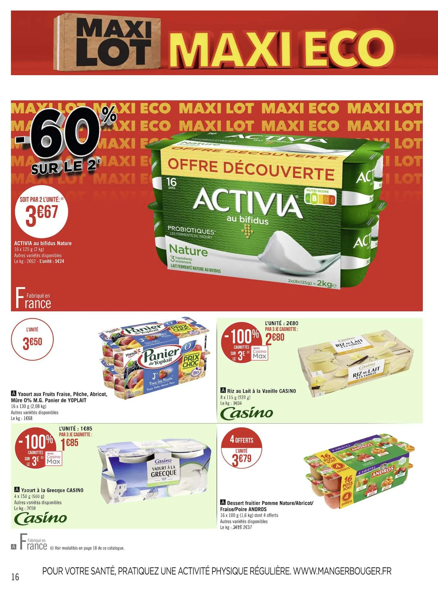 Catalogue Maxi lot, maxi eco, page 00016