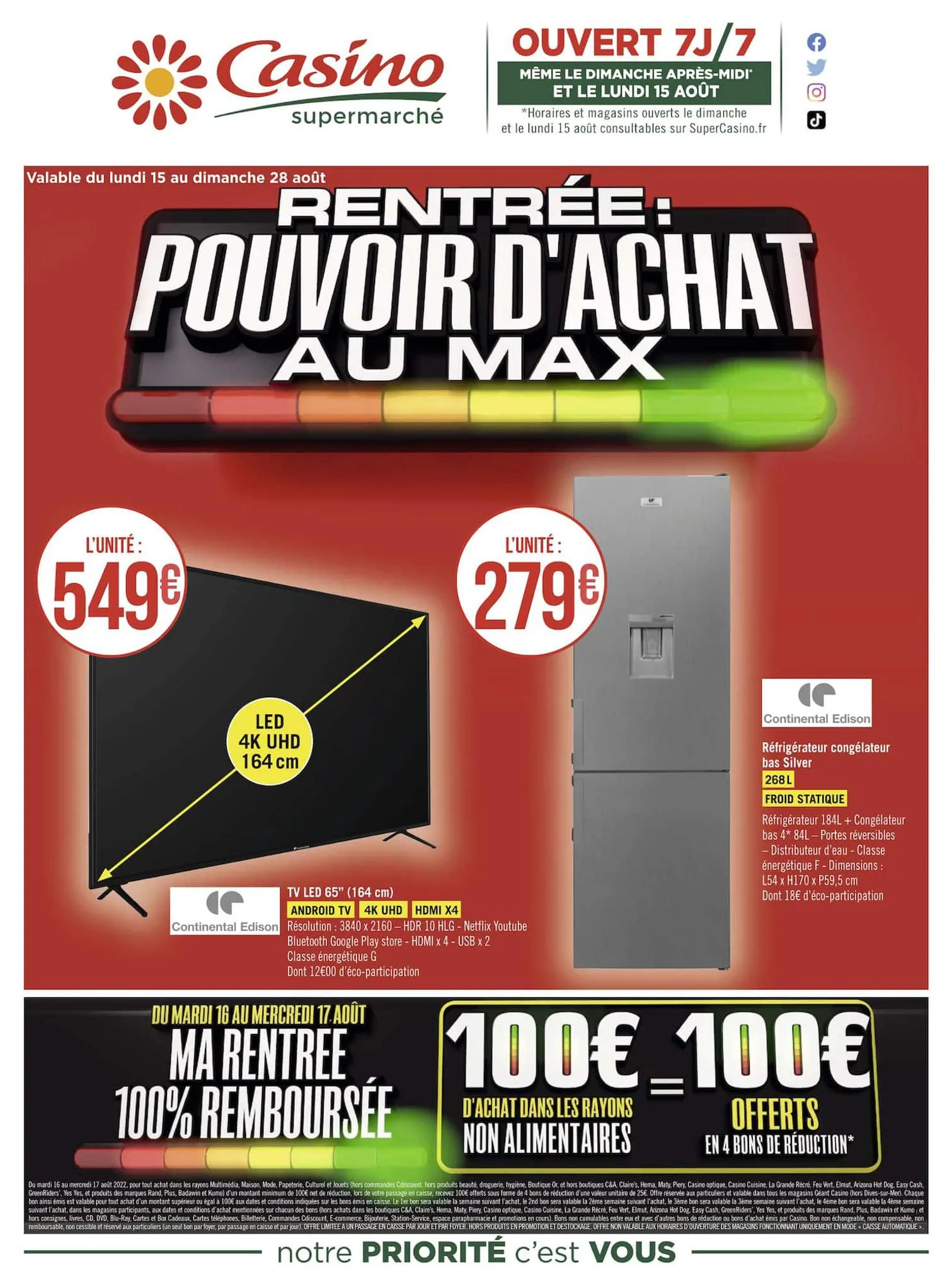 Catalogue Rentrée : pouvoir d'achat au max, page 00080