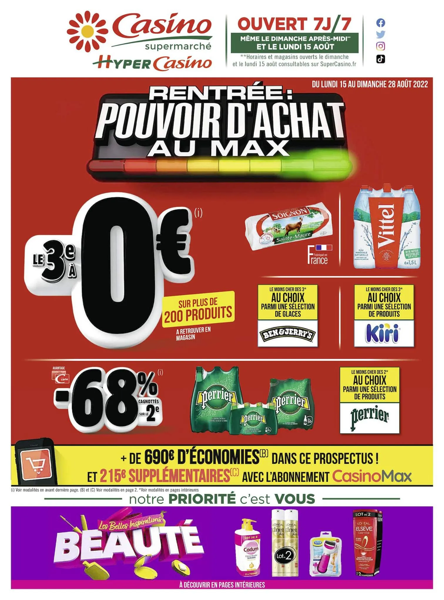 Catalogue Rentrée : pouvoir d'achat au max, page 00001