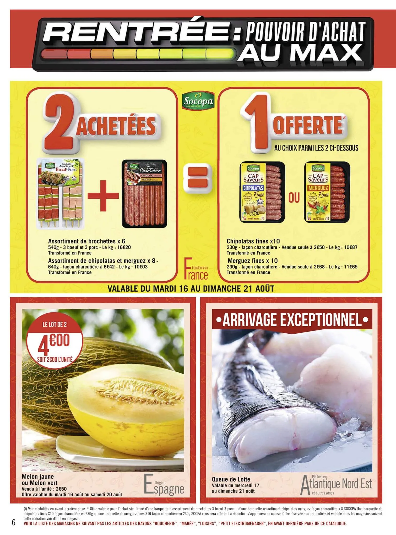 Catalogue Rentrée : pouvoir d'achat au max, page 00006