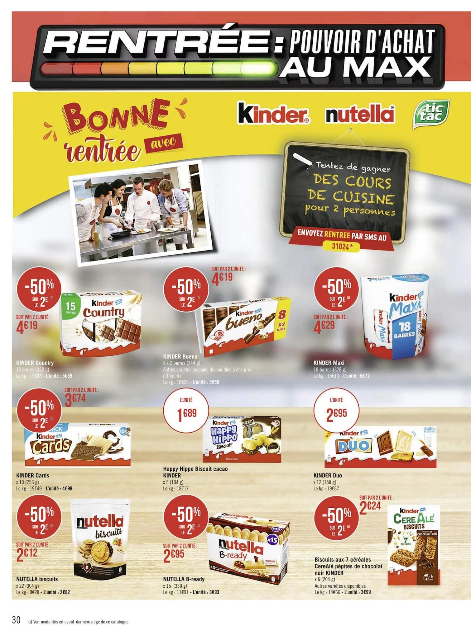 Catalogue Rentrée : pouvoir d'achat au max, page 00030