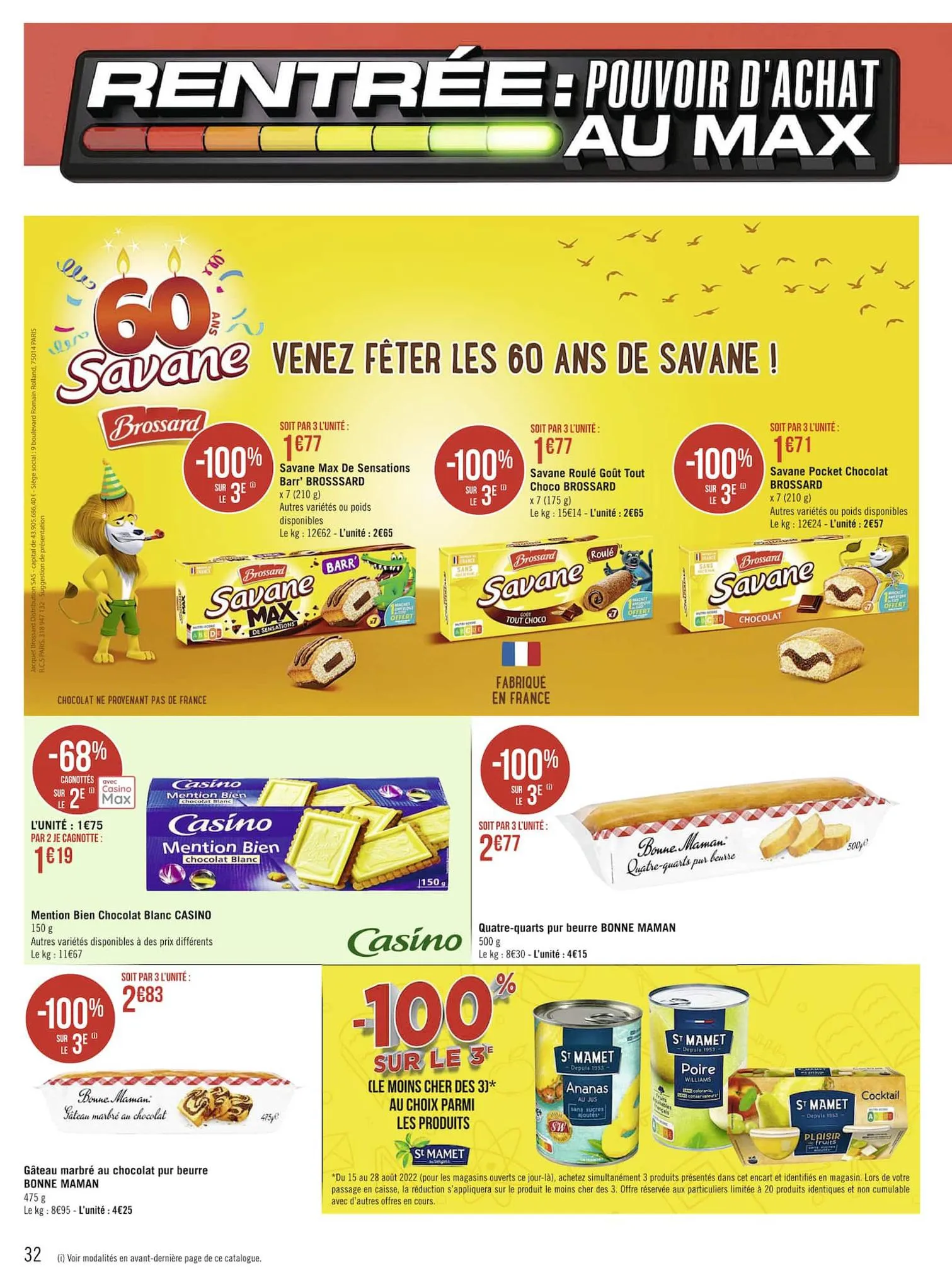 Catalogue Rentrée : pouvoir d'achat au max, page 00032