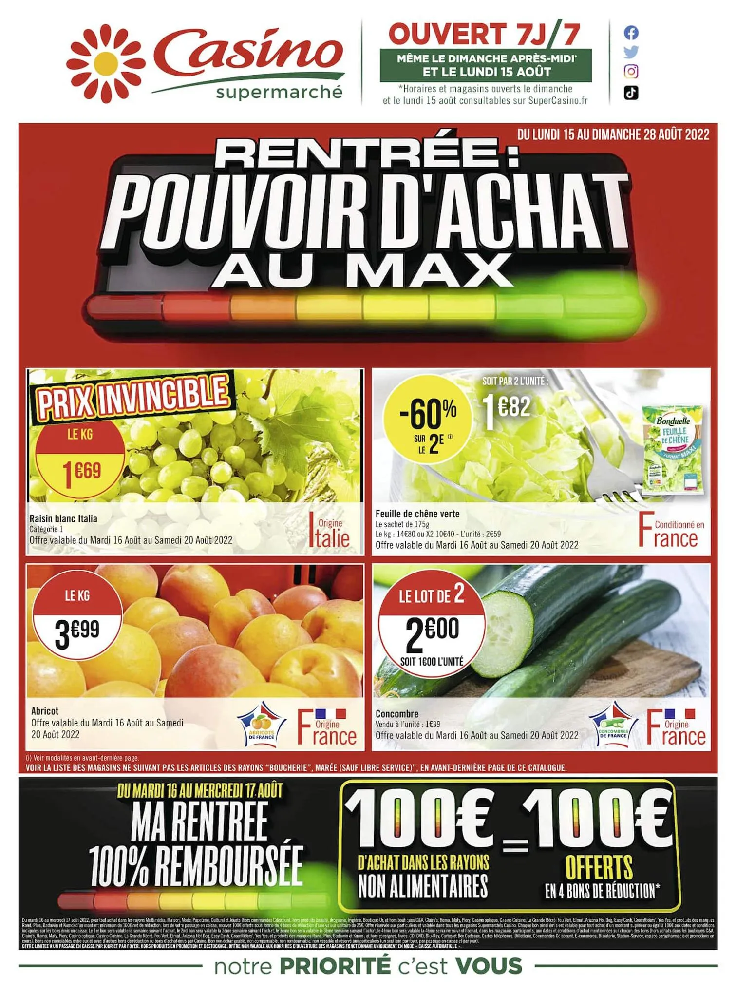 Catalogue Rentrée : pouvoir d'achat au max, page 00016