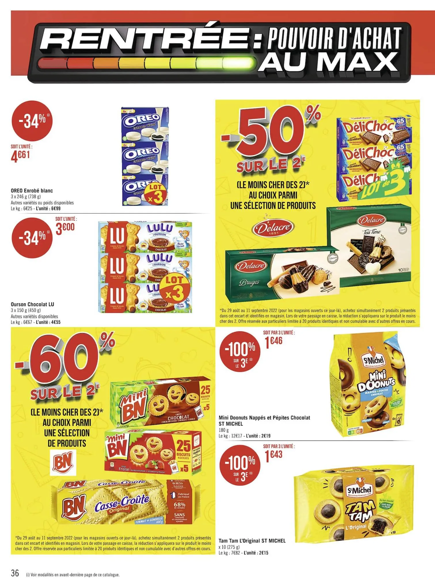 Catalogue Rentrée : pouvoir d'achat au max, page 00036