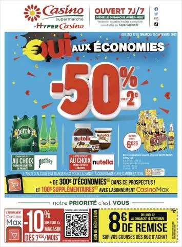 Oui aux économies