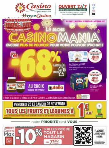 Catalogue Casino Supermarchés à Paris | 100 jours 100% zen | 20/11/2022 - 04/12/2022