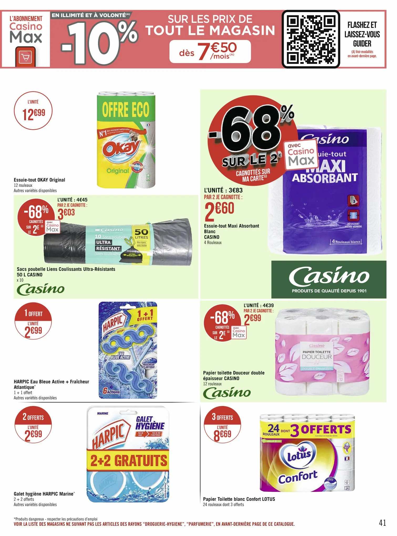 Catalogue Catalogue Casino Supermarchés, page 00041