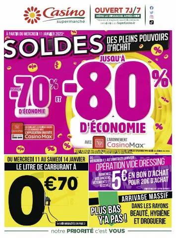 Soldes des pleins pouvoir d'achat