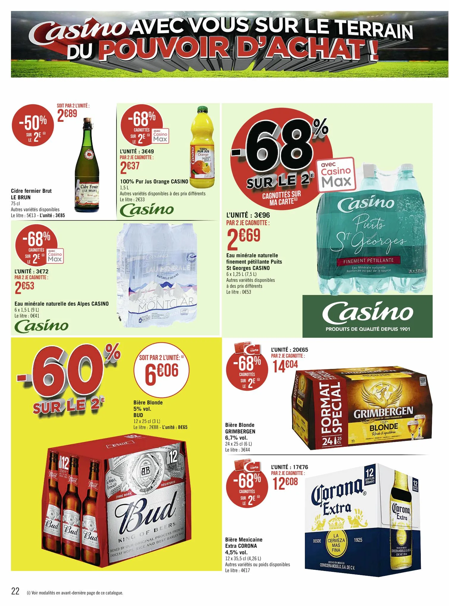 Catalogue Catalogue Casino Supermarchés, page 00022