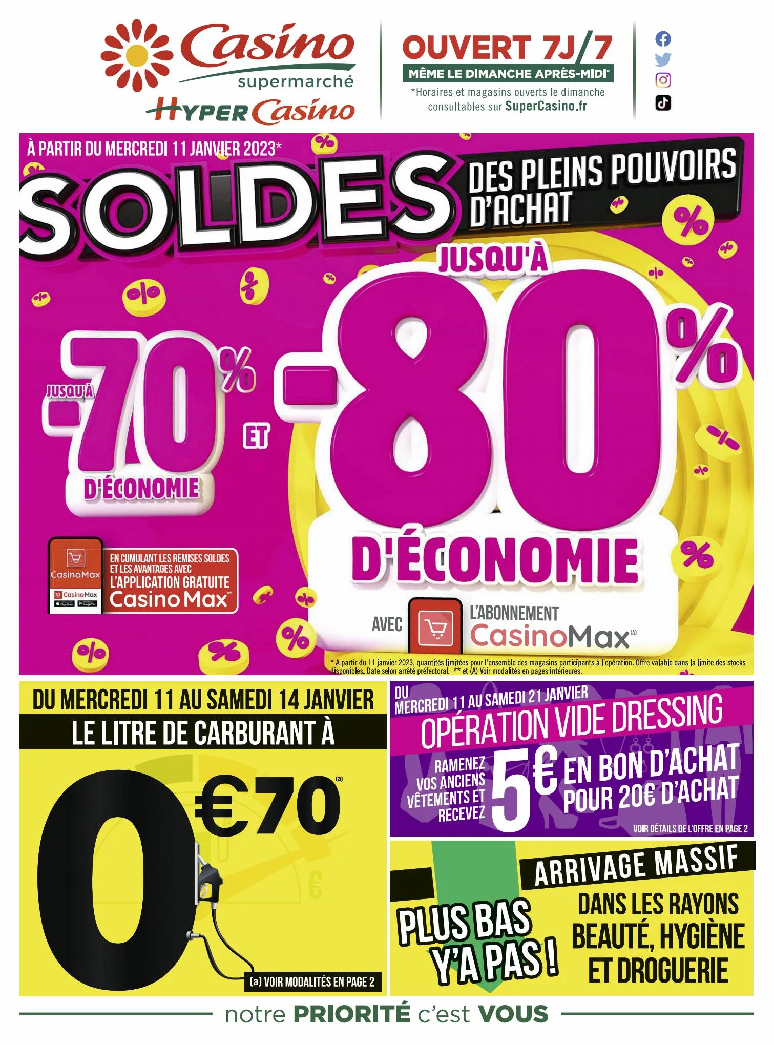 Catalogue Soldes des pleins pouvoir d'achat, page 00001