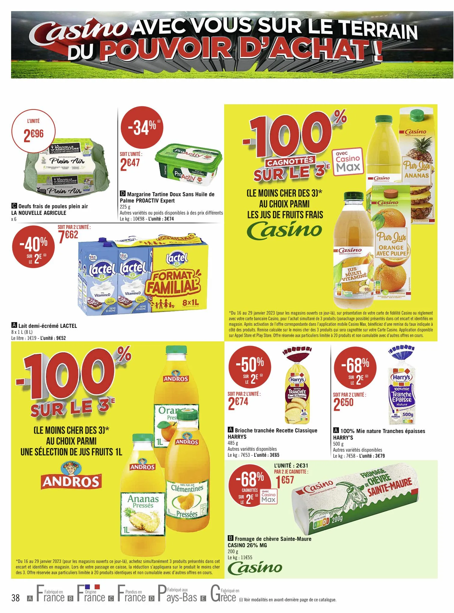 Catalogue Catalogue Casino Supermarchés, page 00038