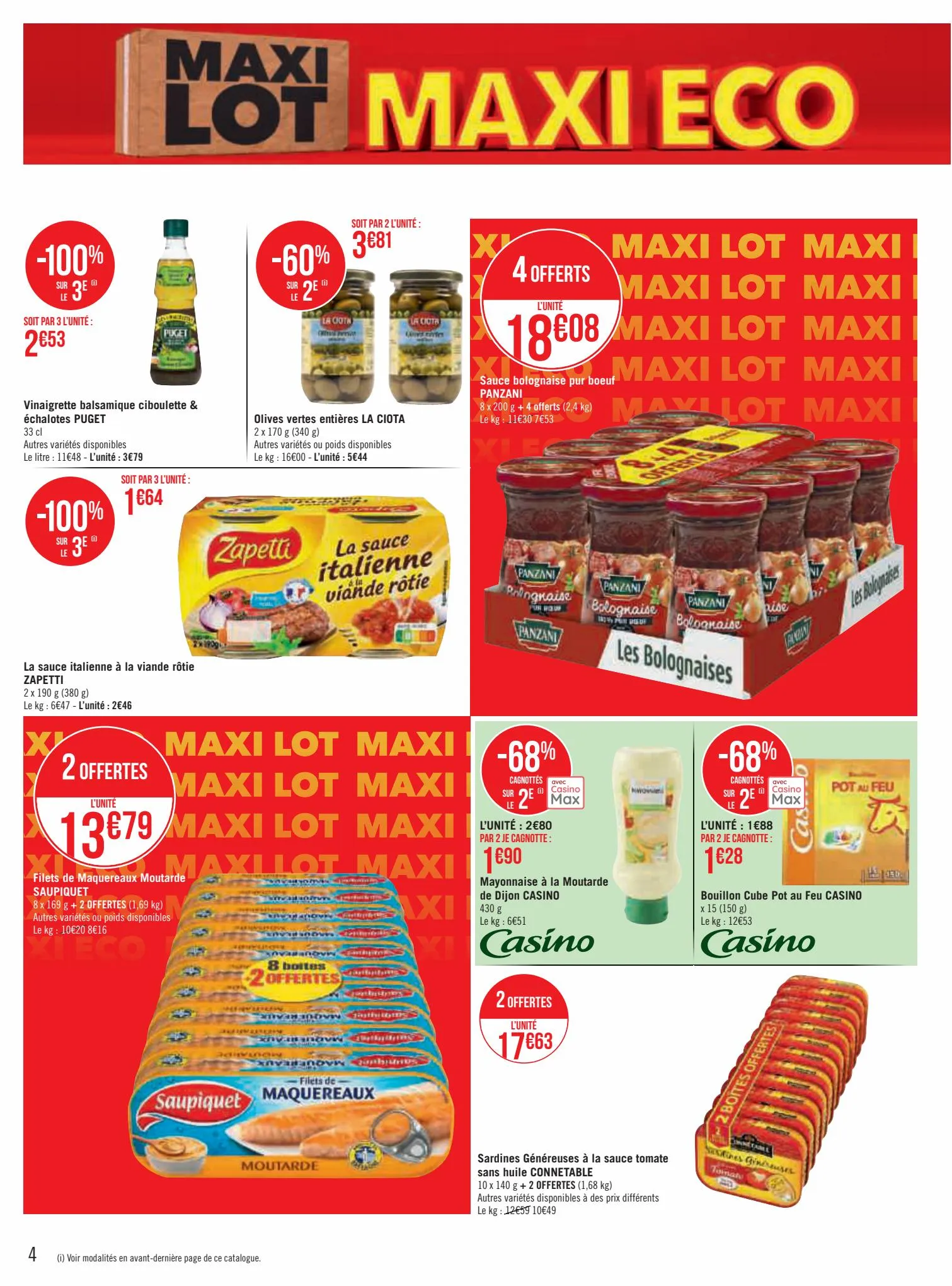 Catalogue Maxi lot, maxi éco, page 00004