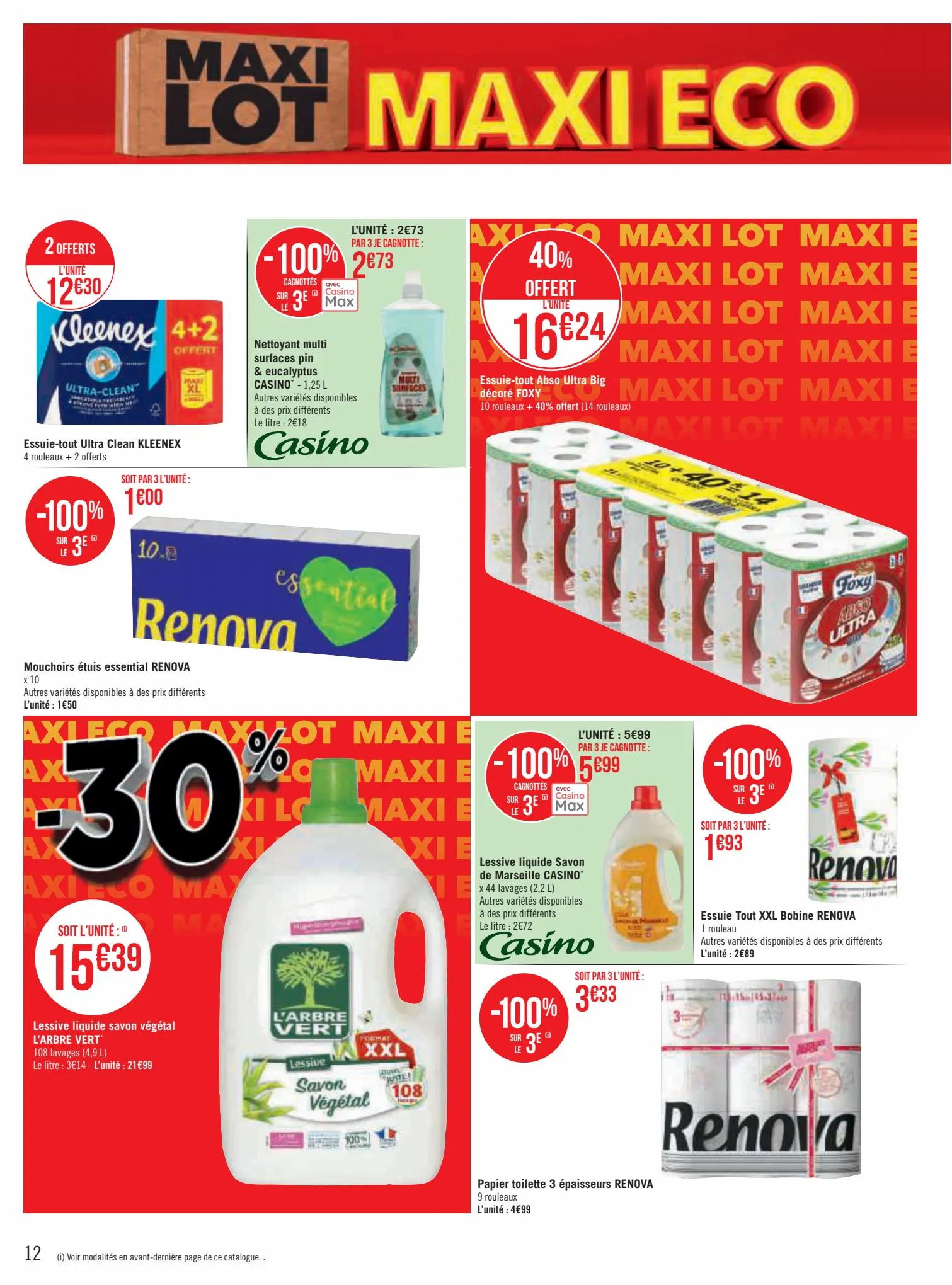 Catalogue Maxi lot, maxi éco, page 00012