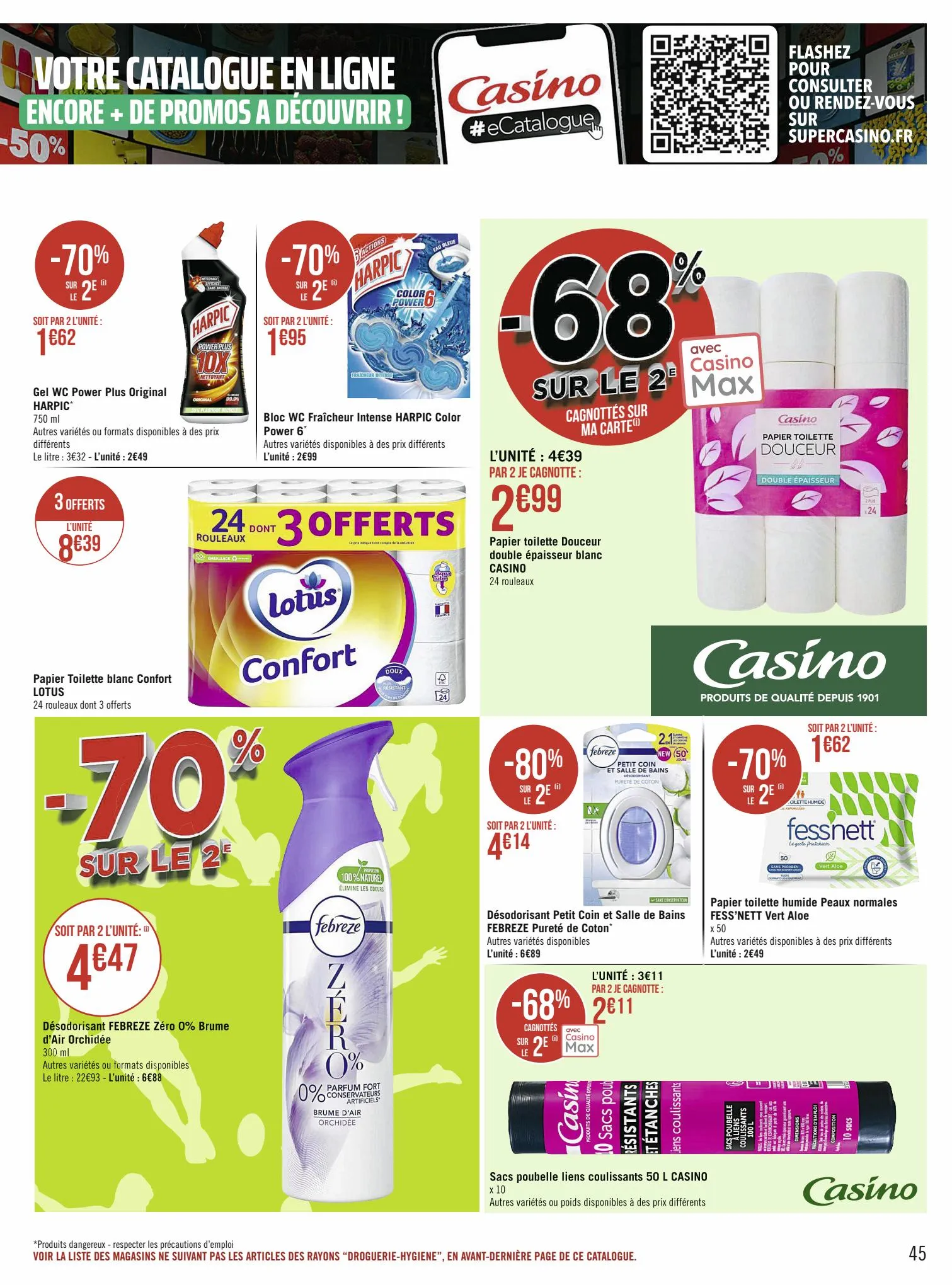 Catalogue Catalogue Casino Supermarchés, page 00045