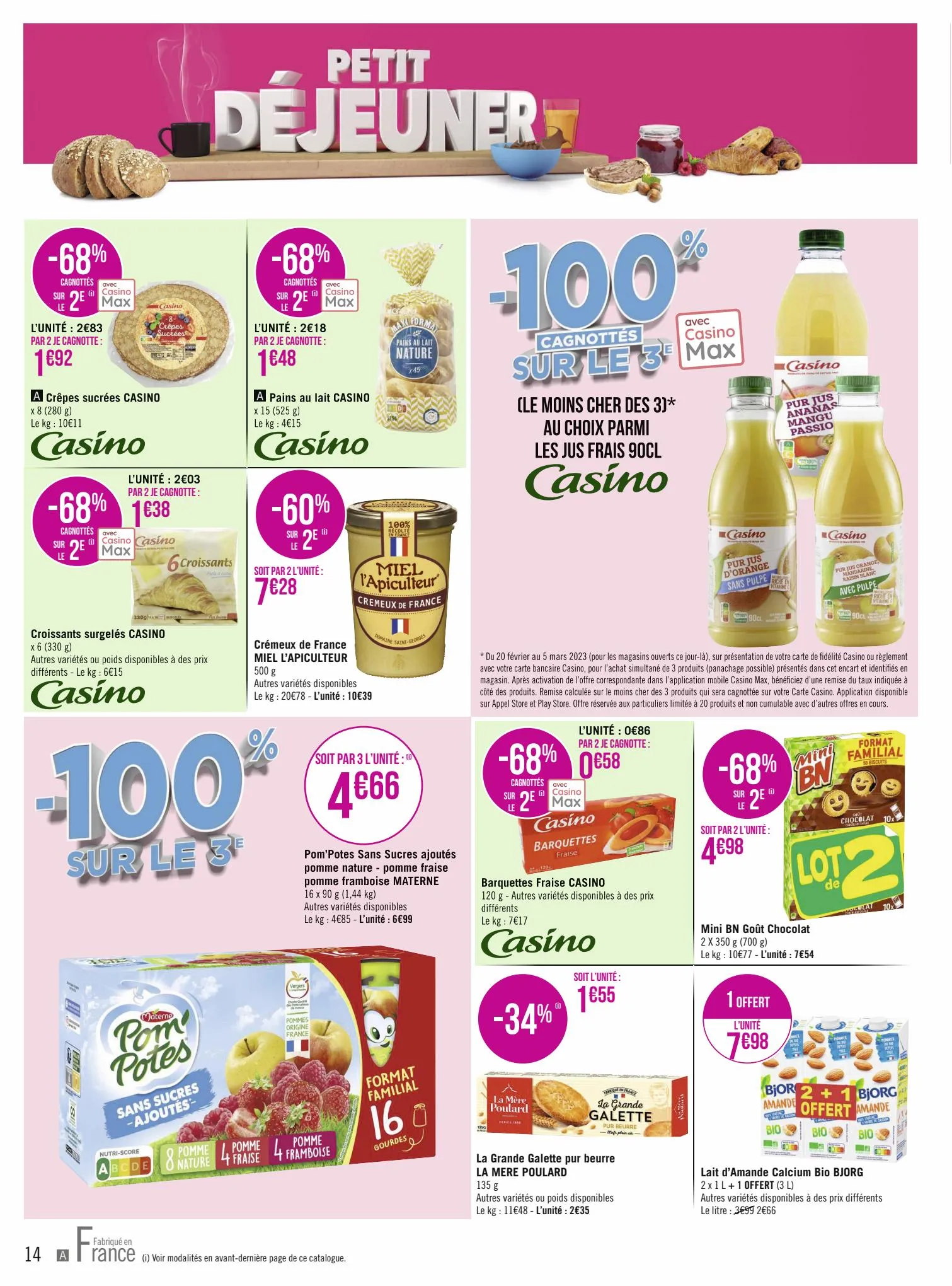 Catalogue Catalogue Casino Supermarchés, page 00014