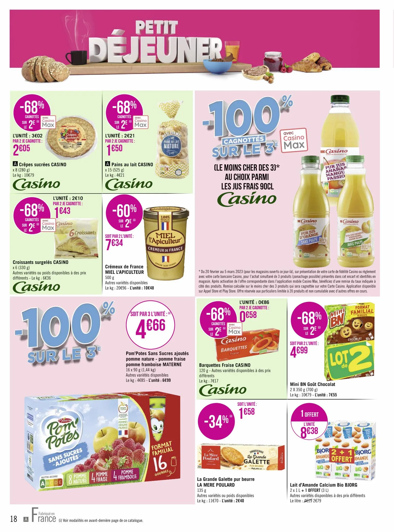 Catalogue Catalogue Casino Supermarchés, page 00018