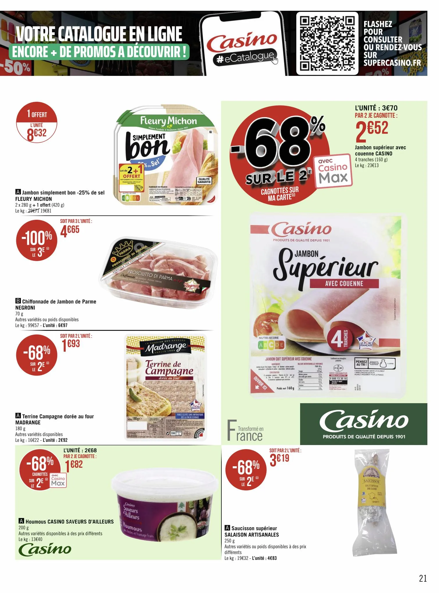 Catalogue Catalogue Casino Supermarchés, page 00021