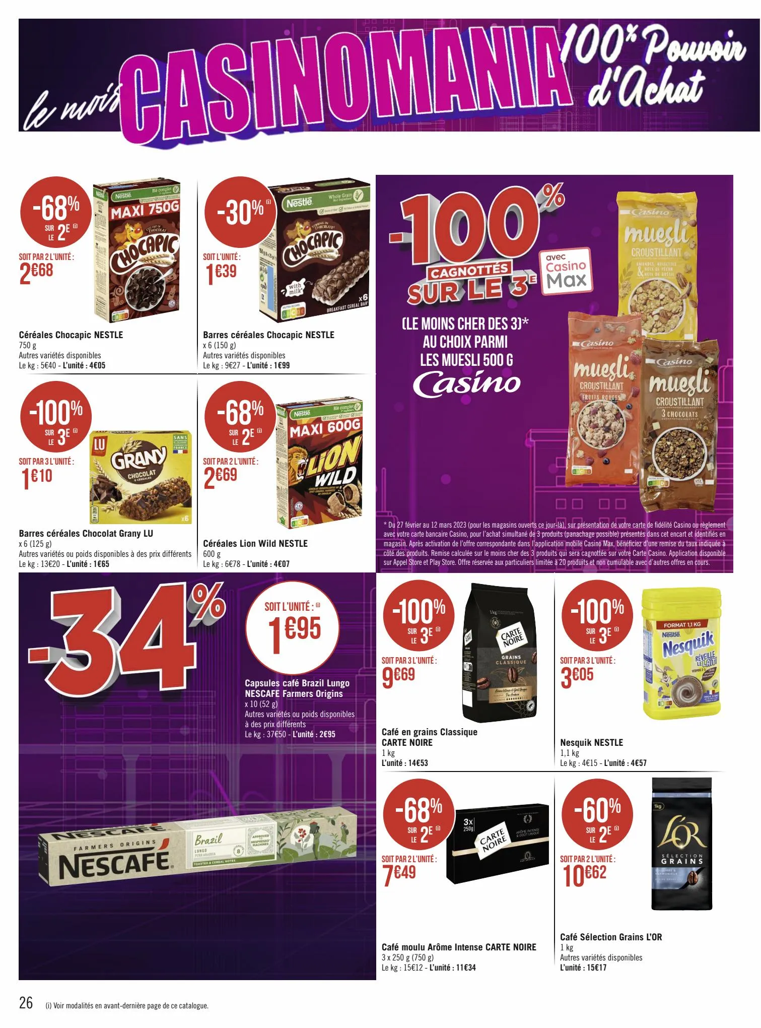 Catalogue Catalogue Casino Supermarchés, page 00026