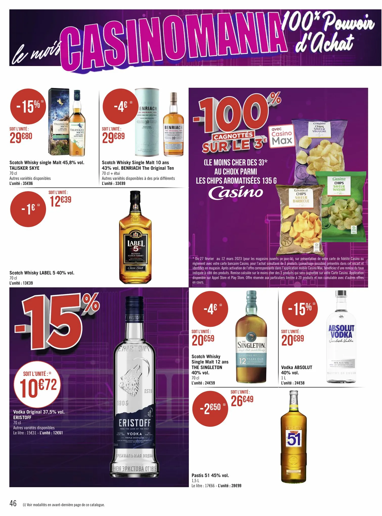 Catalogue Catalogue Casino Supermarchés, page 00046