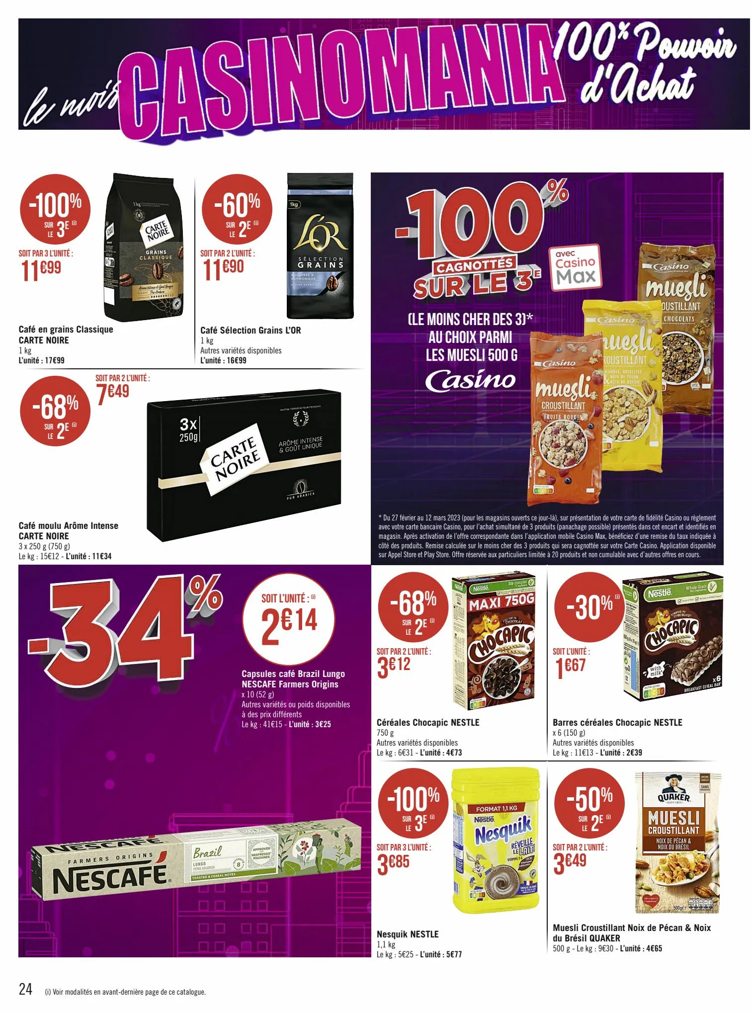 Catalogue Catalogue Casino Supermarchés, page 00024