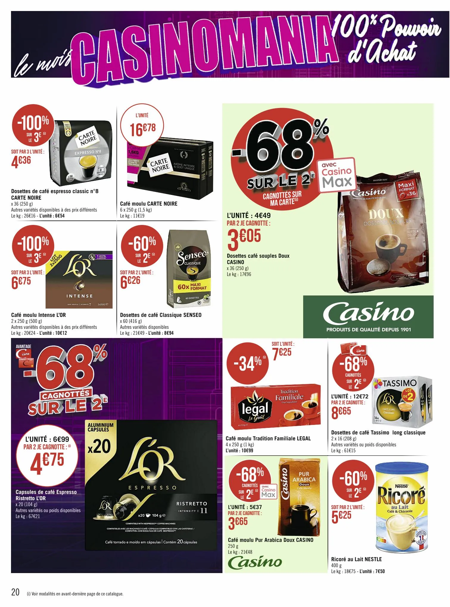 Catalogue Catalogue Casino Supermarchés, page 00020