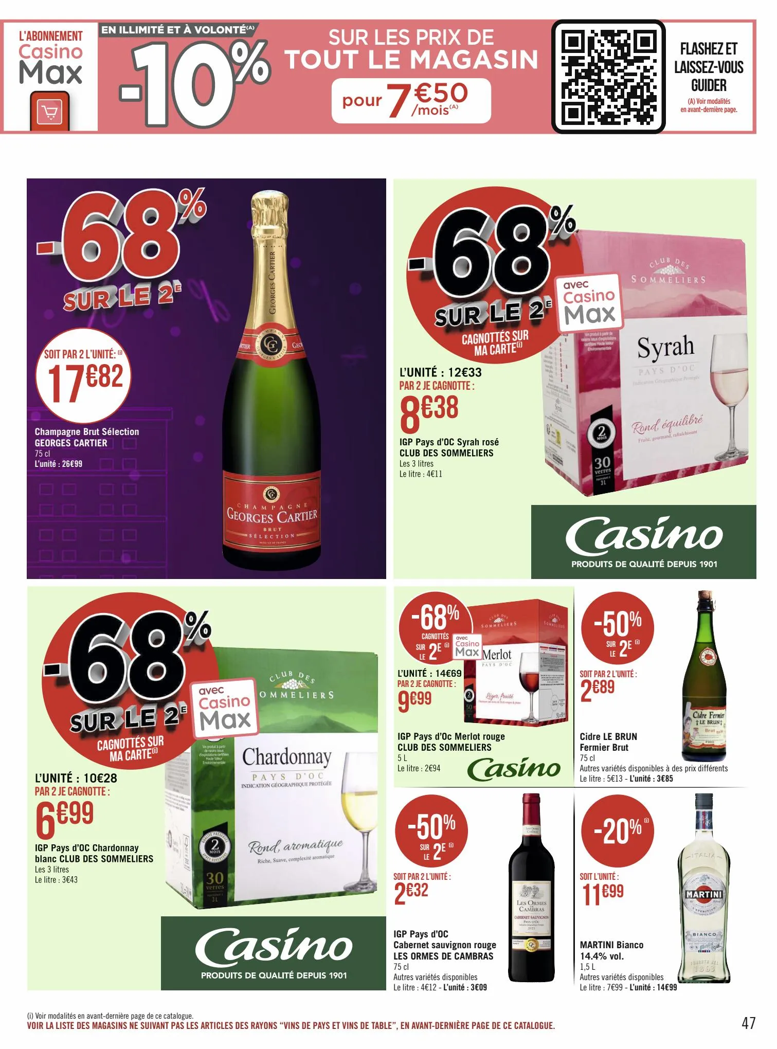 Catalogue Catalogue Casino Supermarchés, page 00047