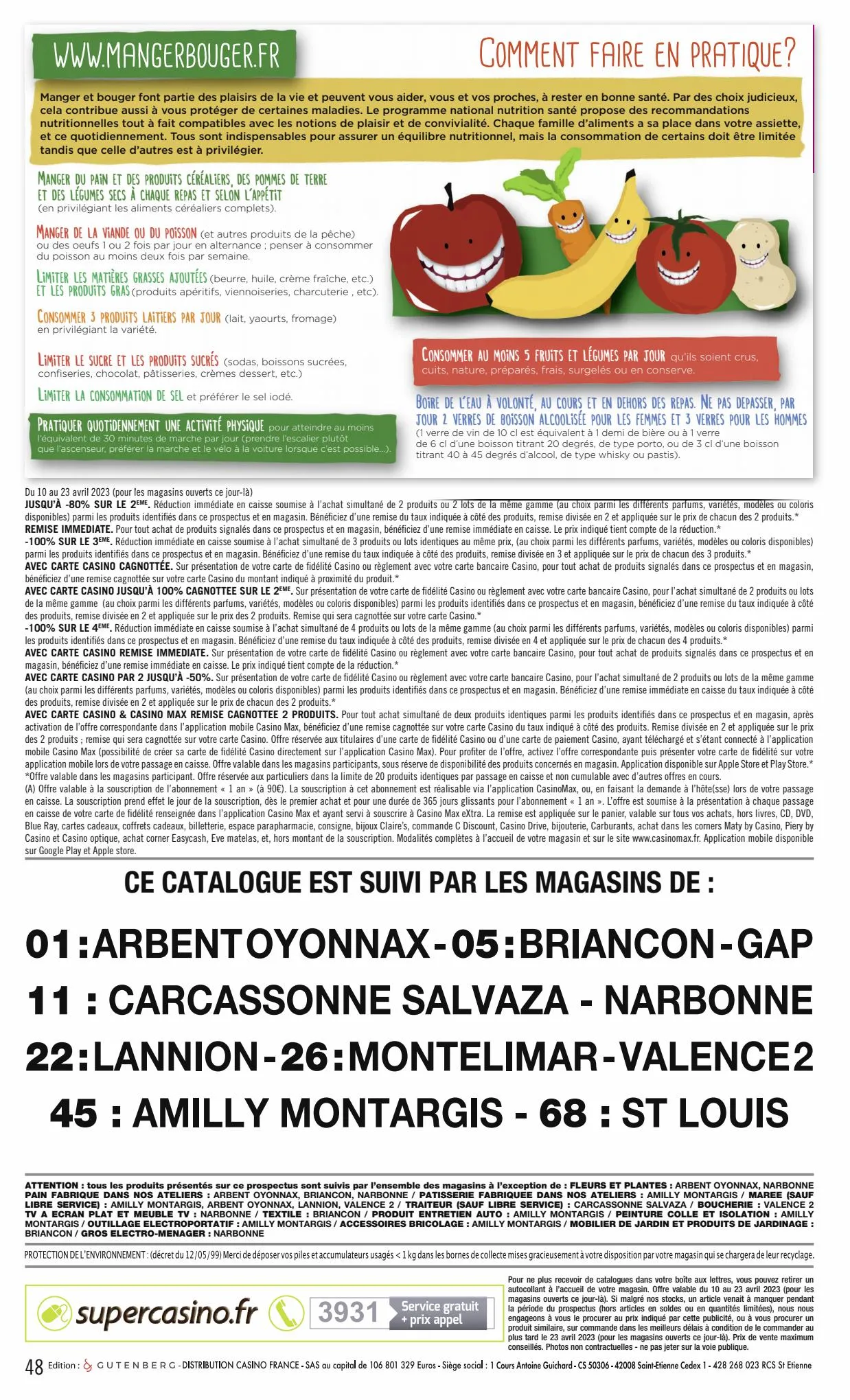 Catalogue Catalogue Casino Supermarchés, page 00048