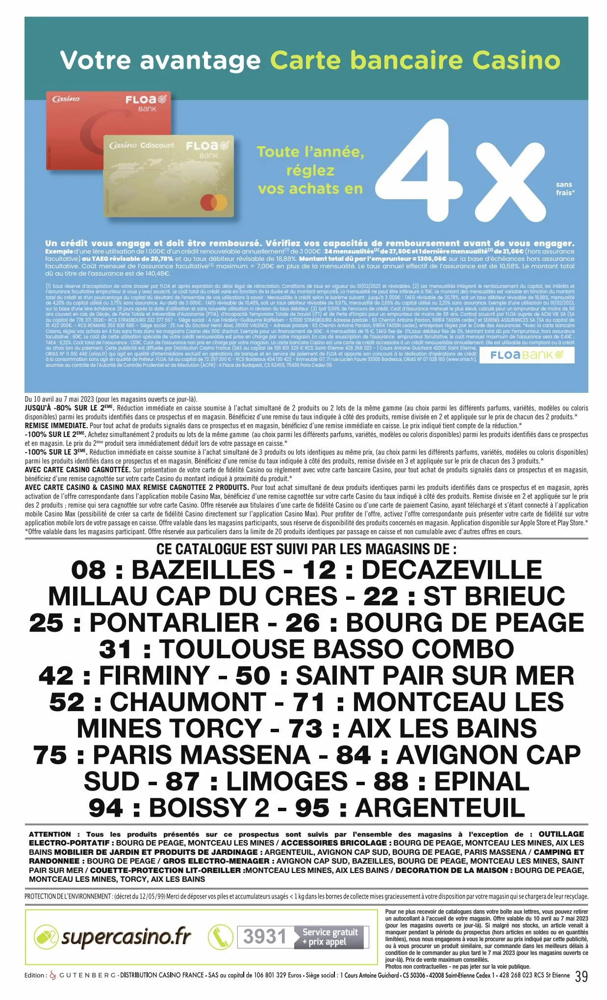 Catalogue Les Belles Inspirations MAISON, page 00039