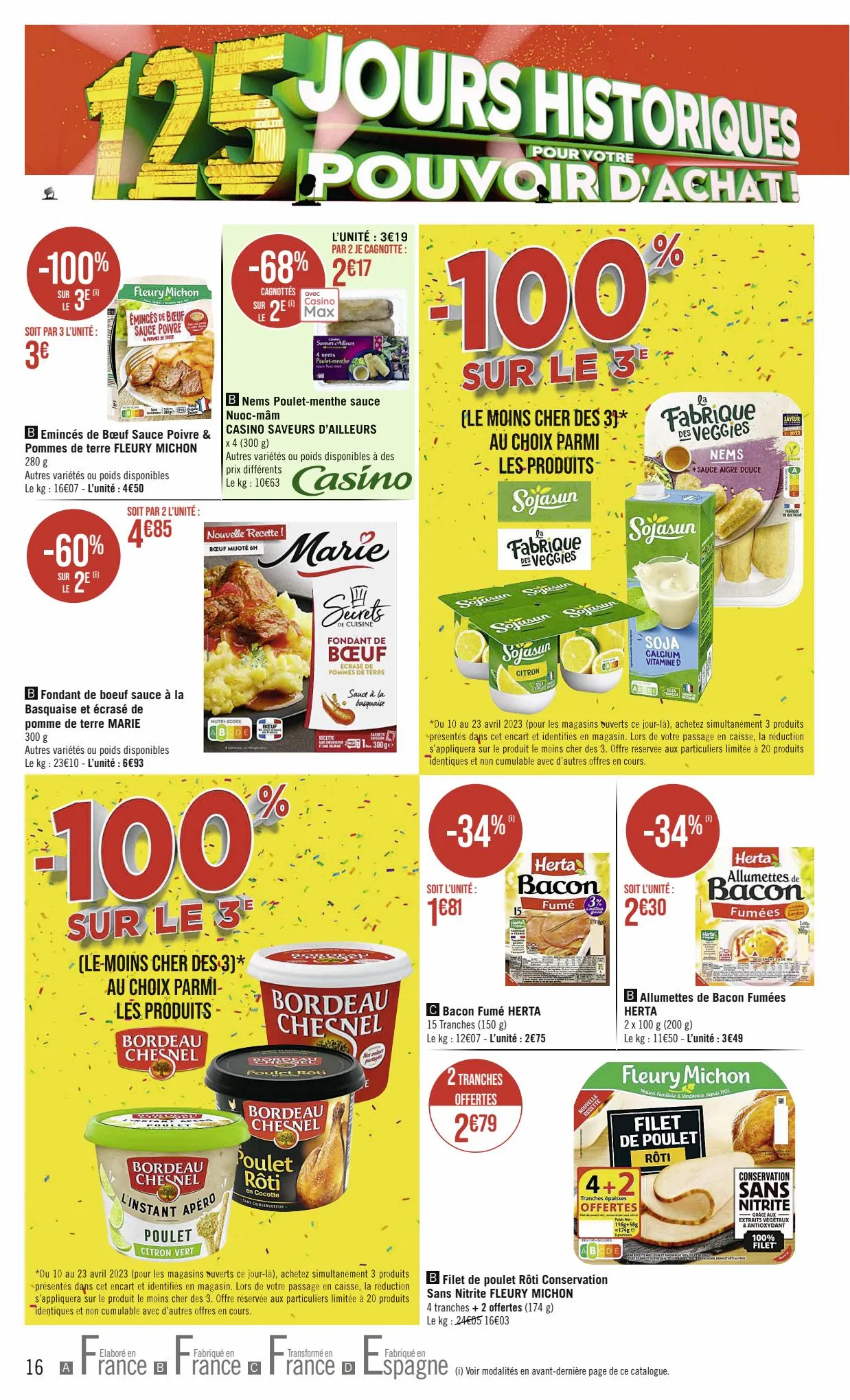 Catalogue Catalogue Casino Supermarchés, page 00016