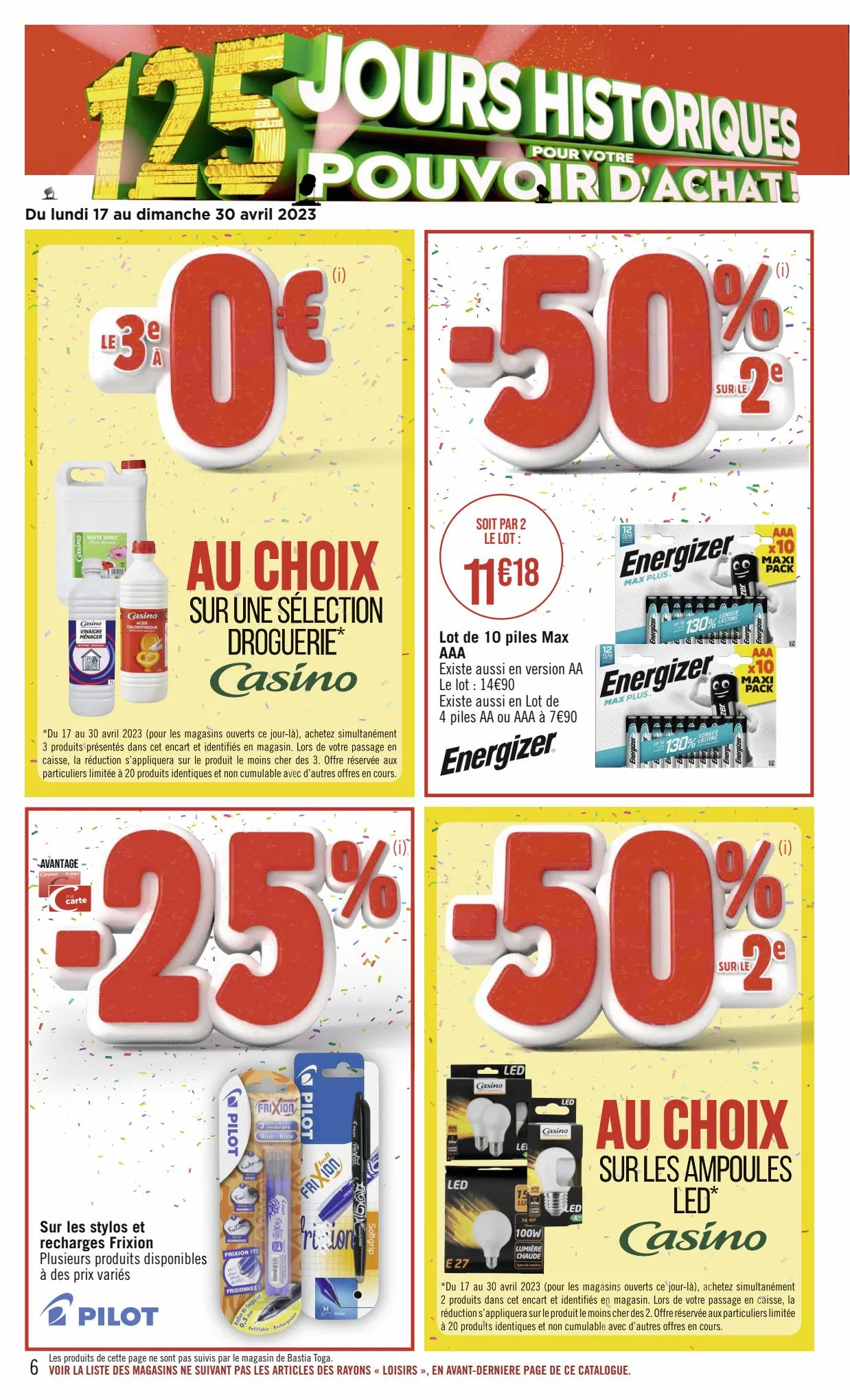 Catalogue Catalogue Casino Supermarchés, page 00006